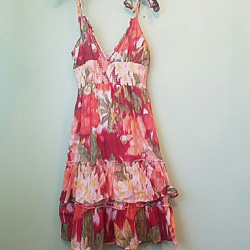 Jenny han dress M flower pattern